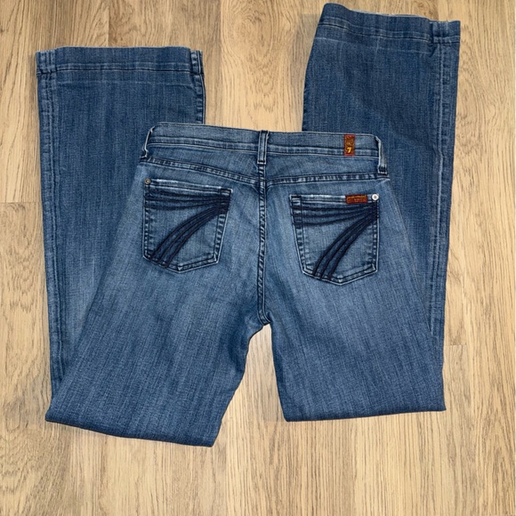 7 For All Mankind Dark Wash Jeans - Picture 1 of 5
